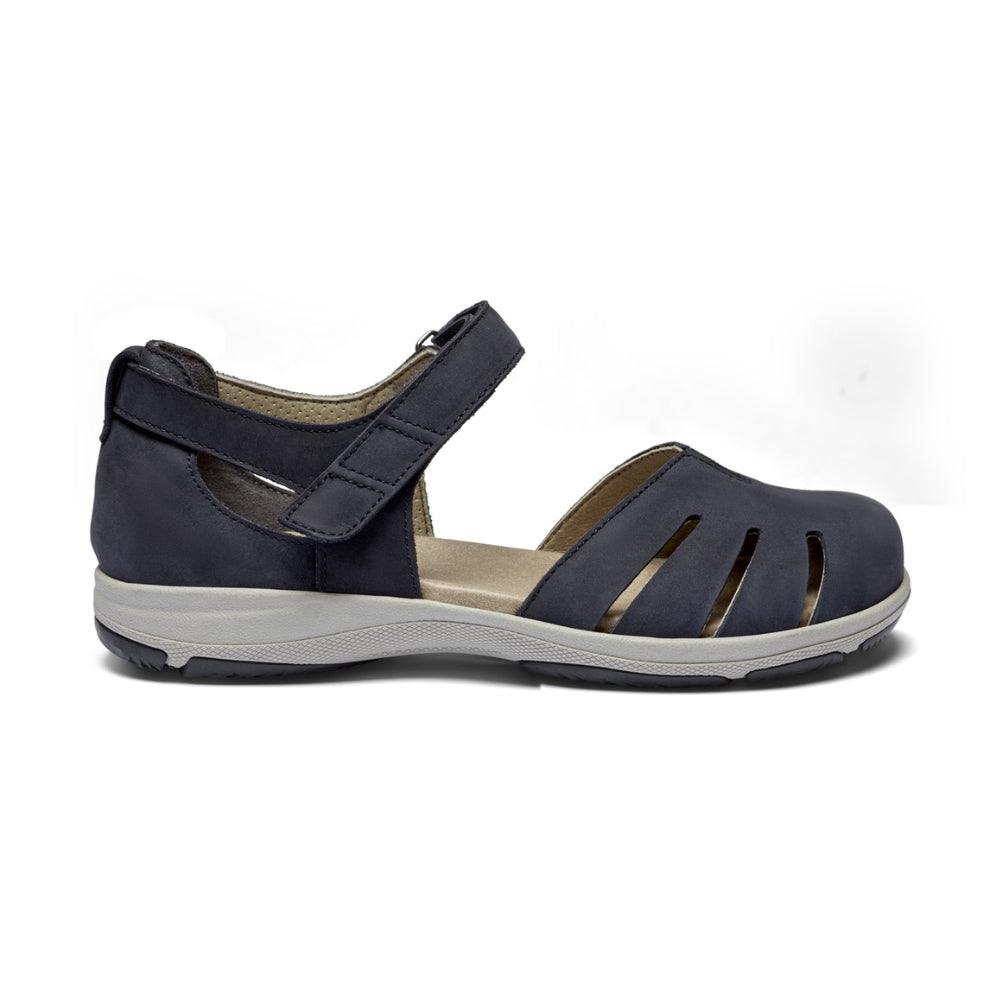 New Feet Sandal m/hælkappe og lukket tå Blå