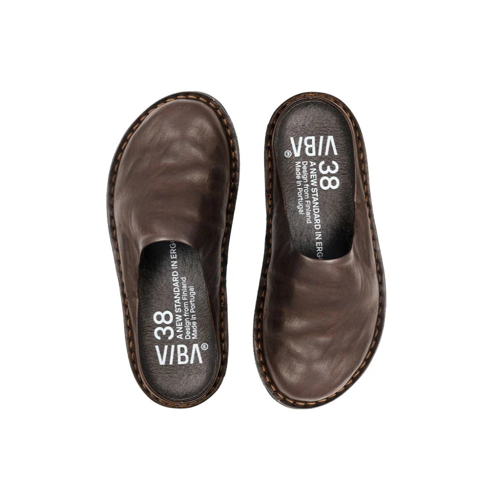 VIBA Tøffel Roma Leather CoCoa Brown