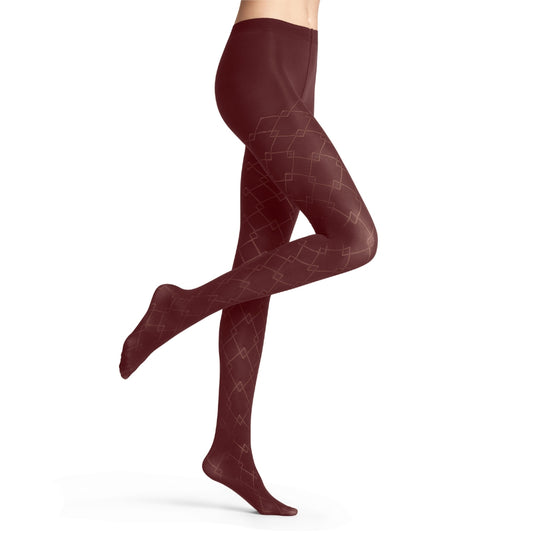 Falke Strømpebuks m/mønster Cayenne