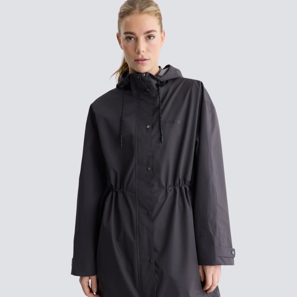 RETHINKIT Jacket Rainshell Almost Black