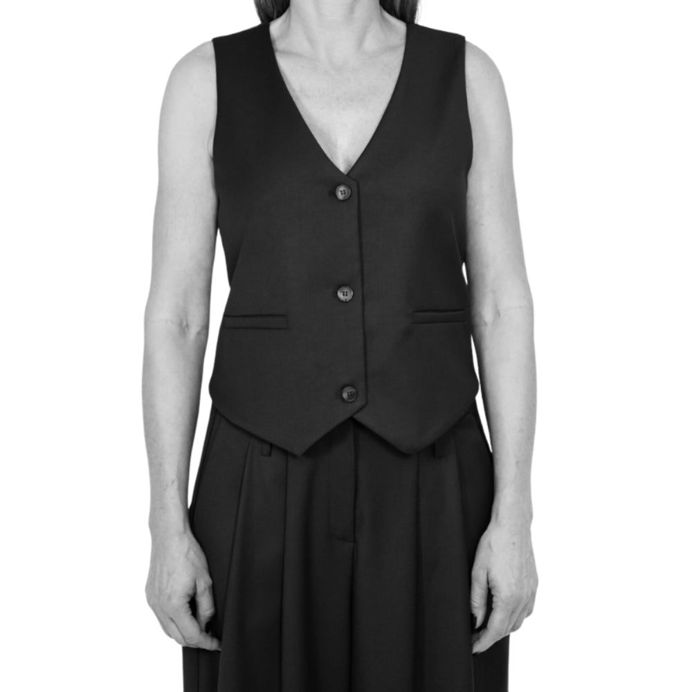 YIN STUDIO Lucca Vest Black