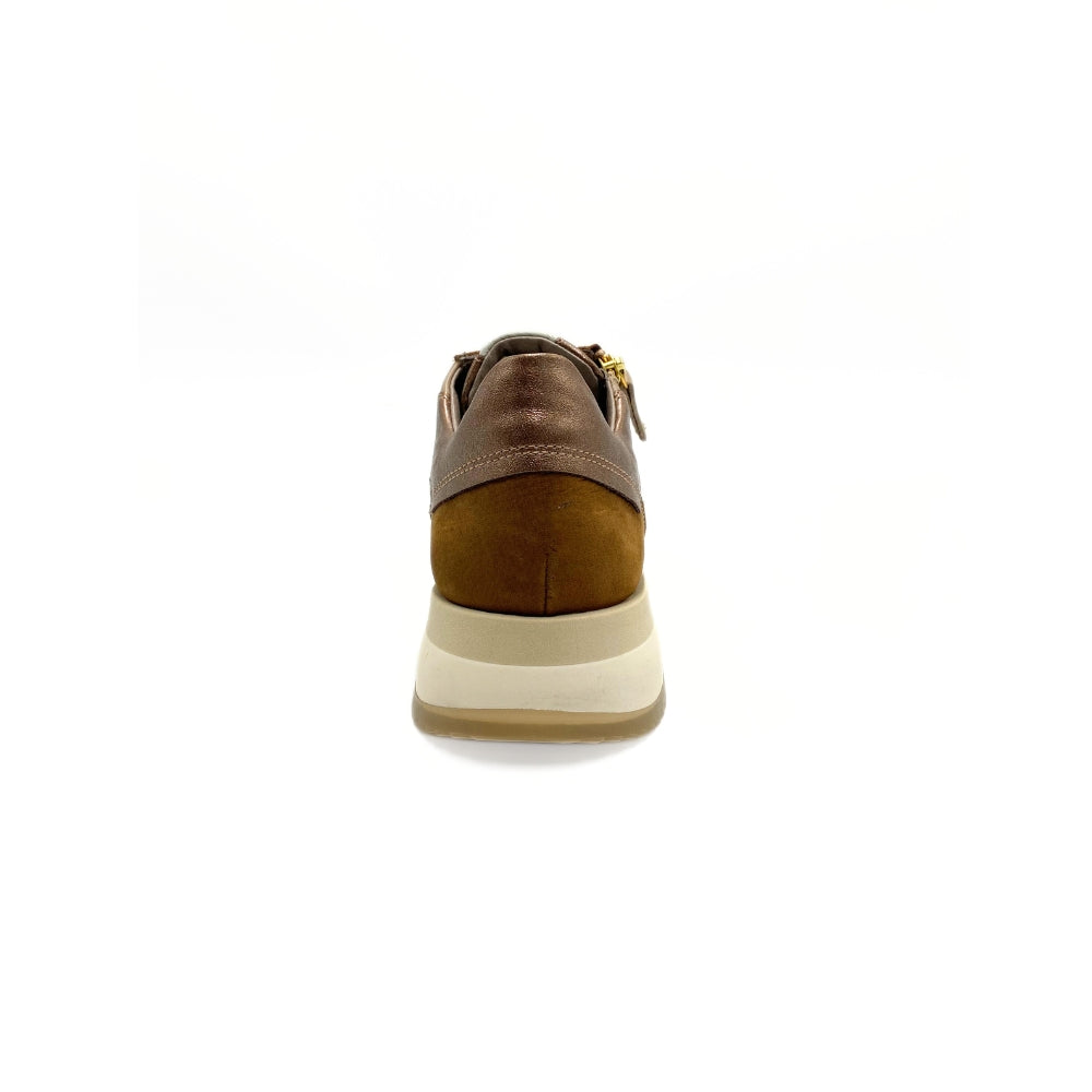DL Sport Sneaker m/lynlås Light sole Vitello Chanel Cuoio