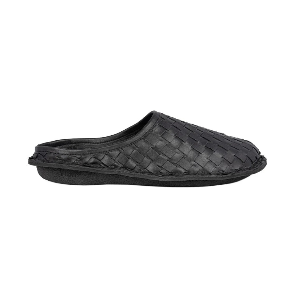VIBA Tøffel Roma Woven Black