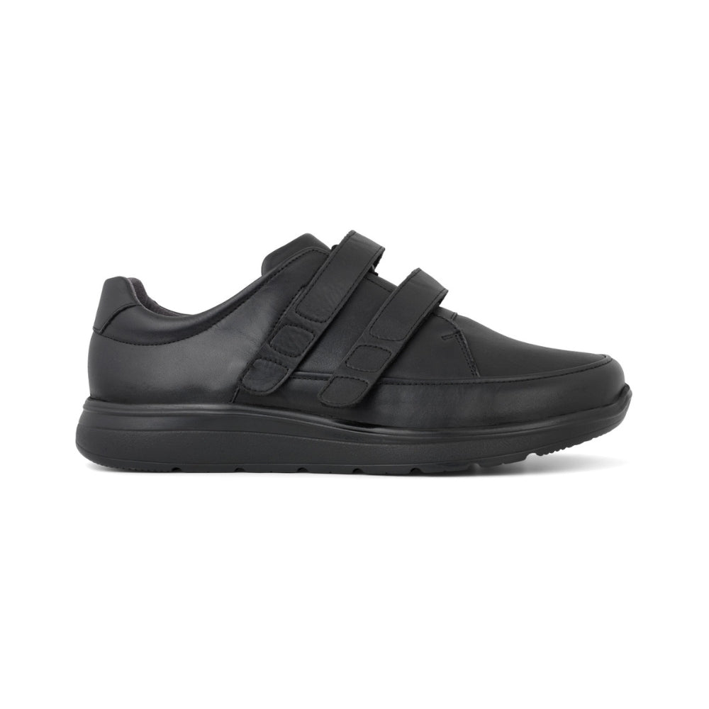 New Feet Herre Sko m/2 Velcro Sort