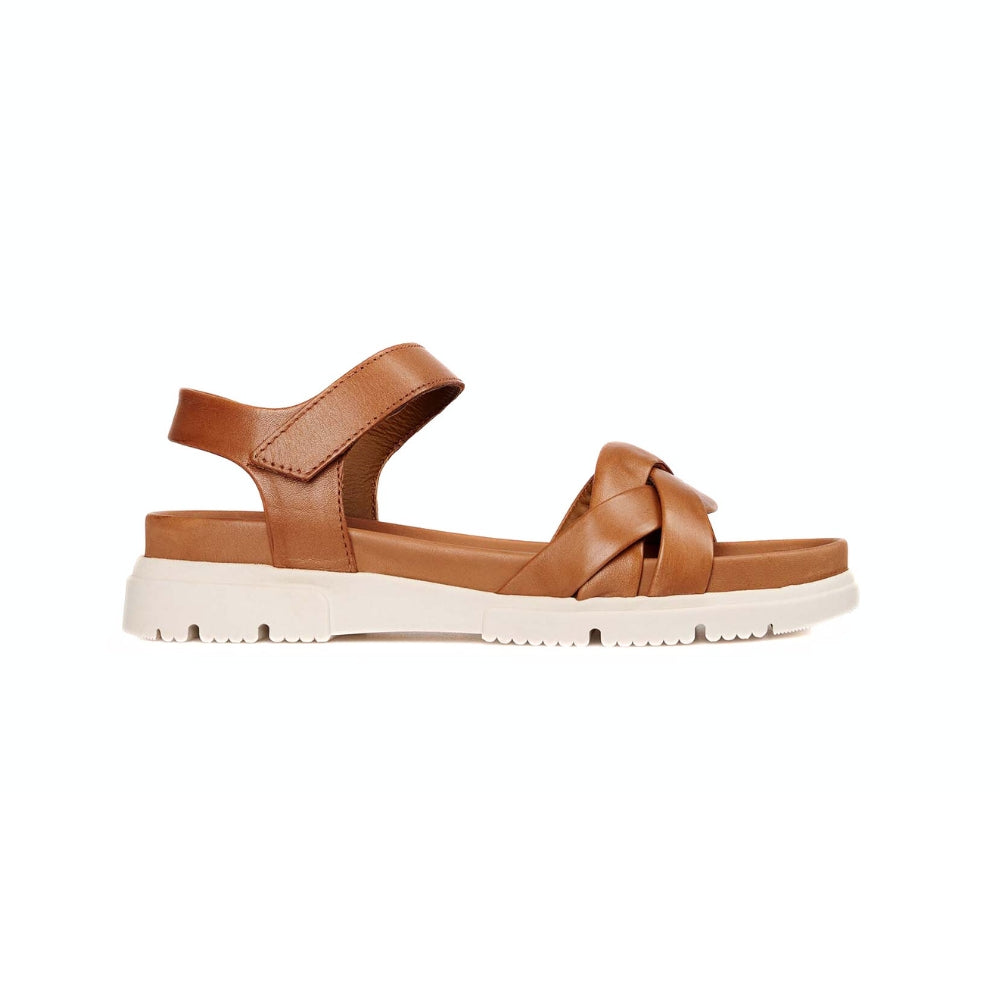 Rohde Sandal m/rem og velcro Cuoio