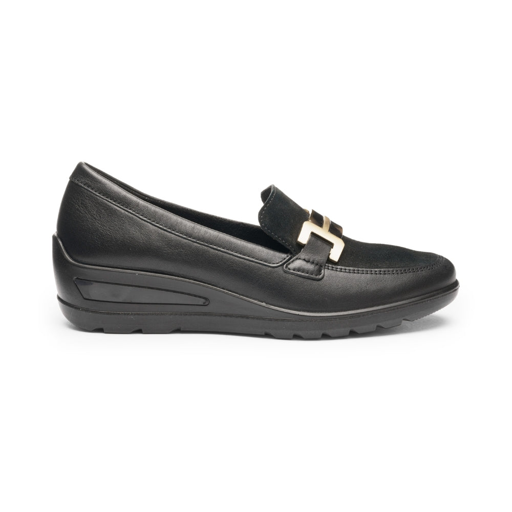 Ara loafer m/kilehæl Zürich Schwarz