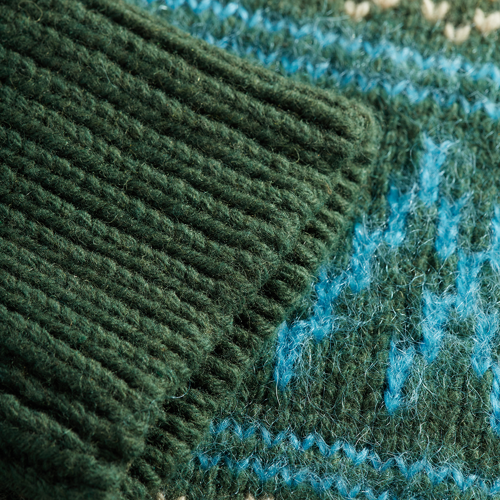 We Norwegians Setesdal Sweater Women Olive Green