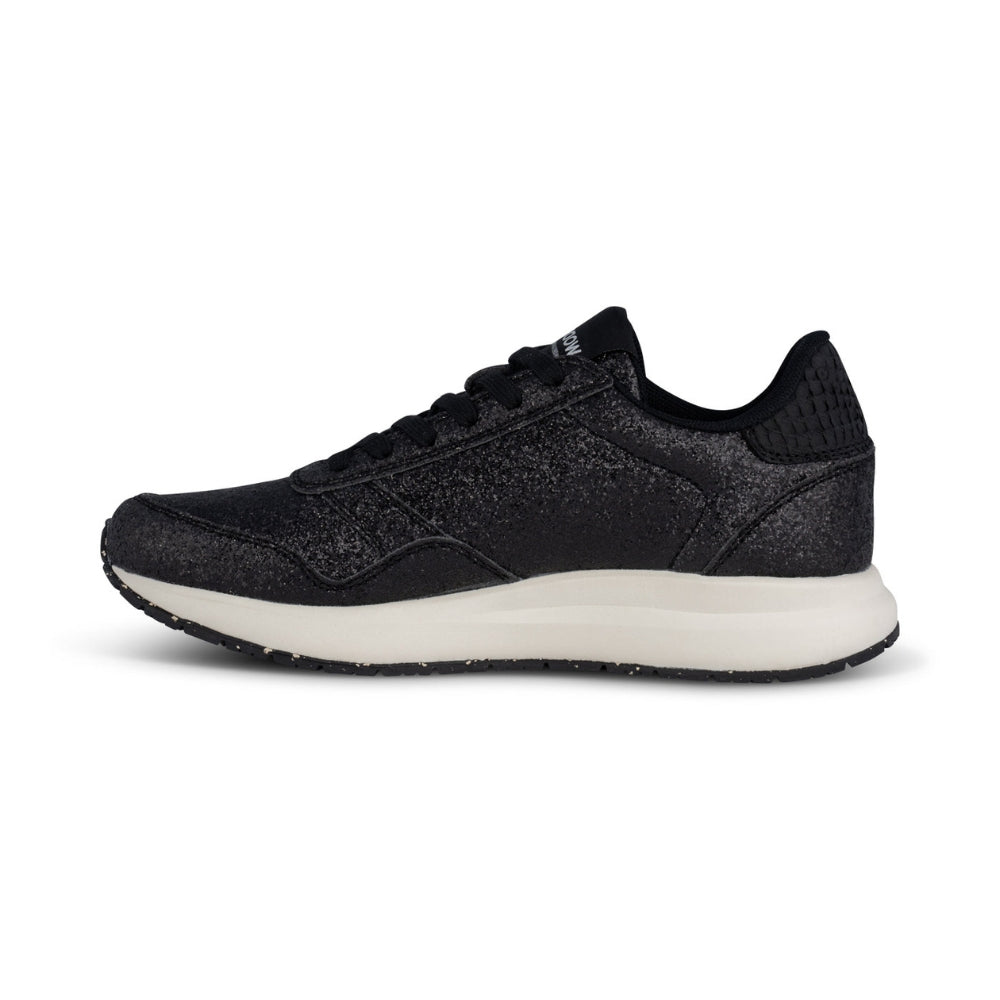 Woden Sneaker Nicoline Glitter Black