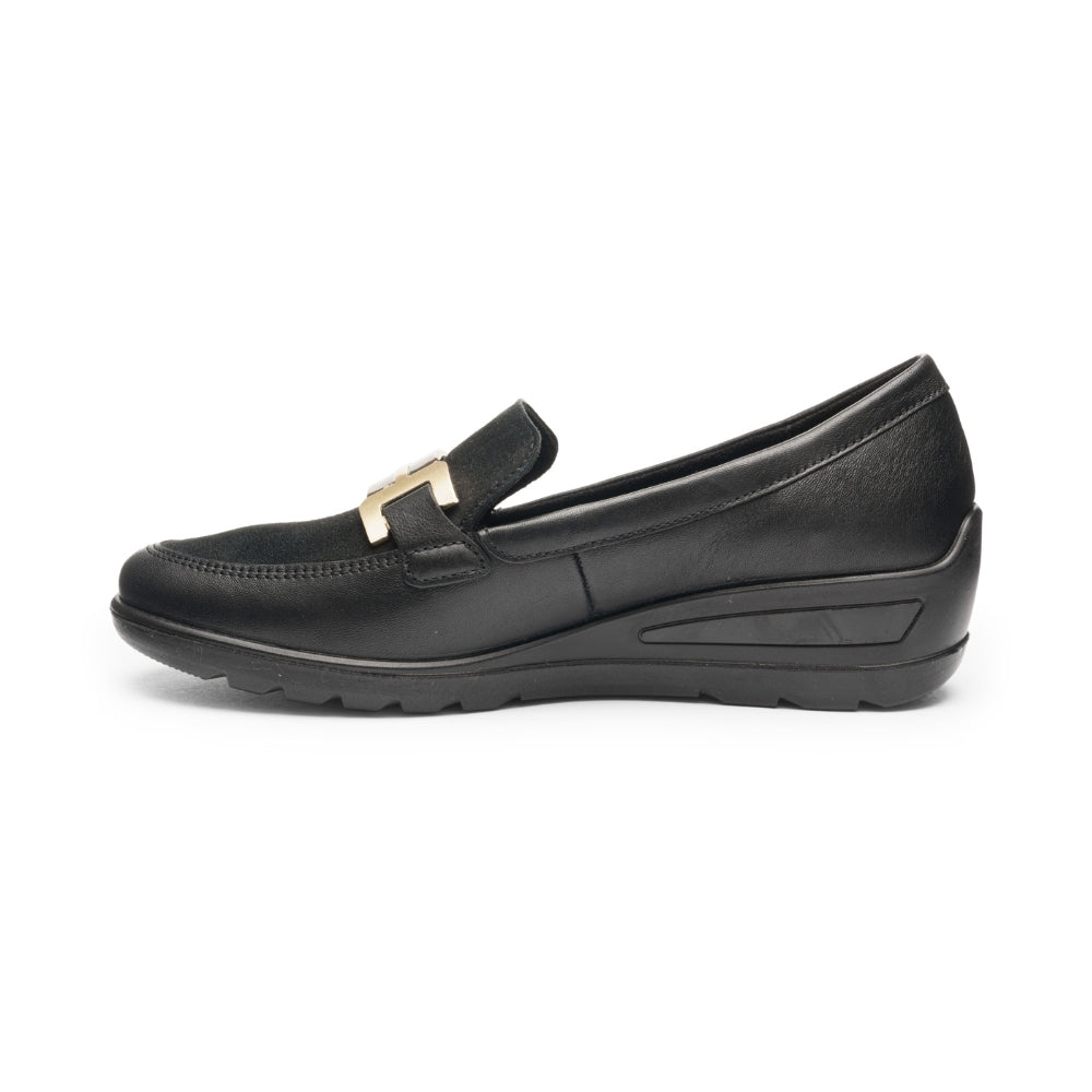 Ara loafer m/kilehæl Zürich Schwarz