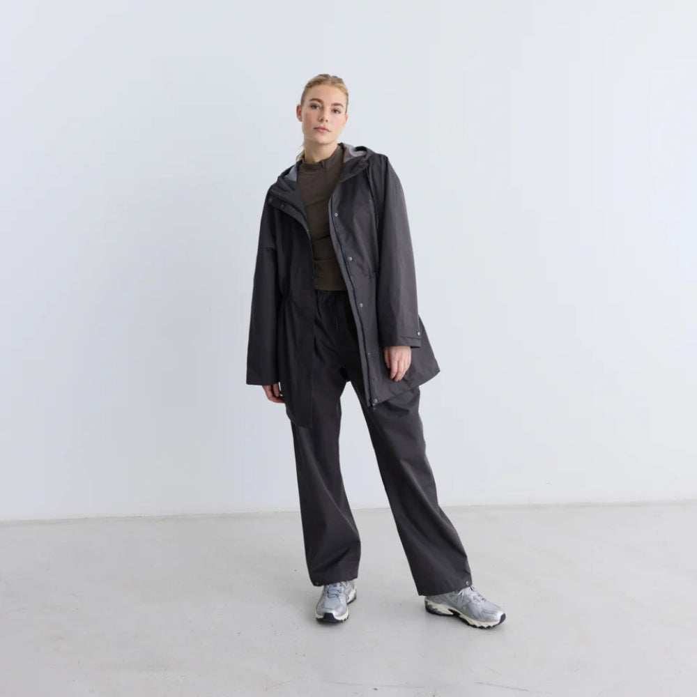 RETHINKIT Jacket Rainshell Almost Black