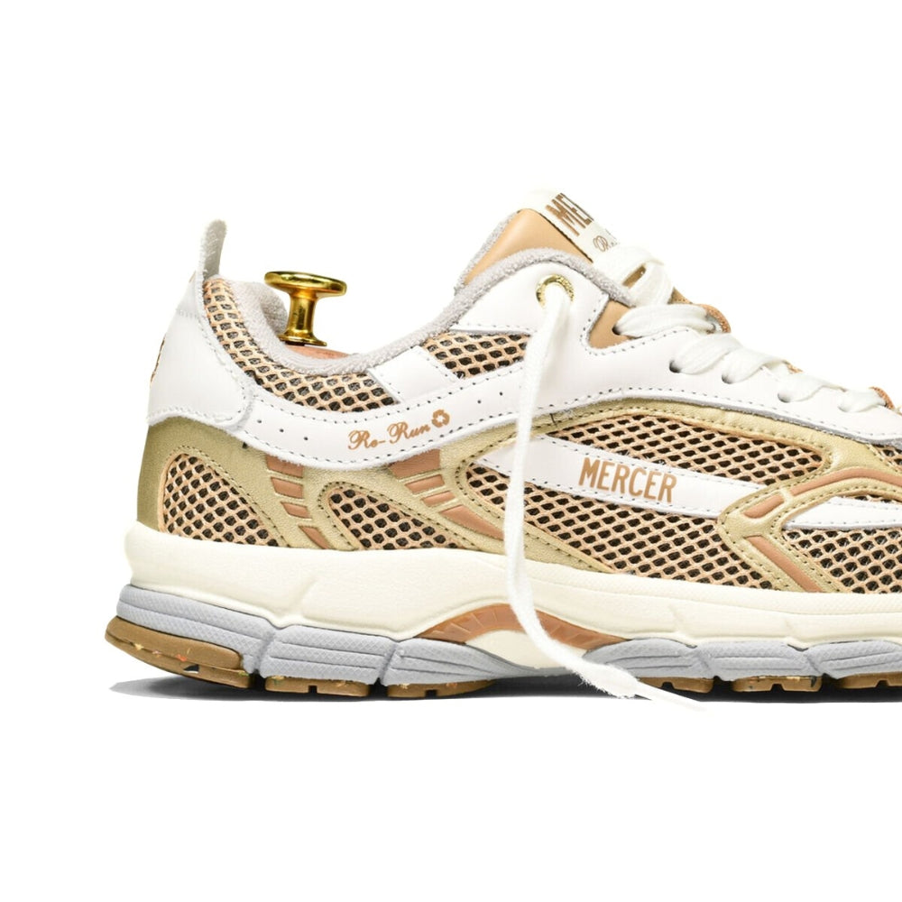 Mercer Sneaker Dame The Re-Run White/Gold
