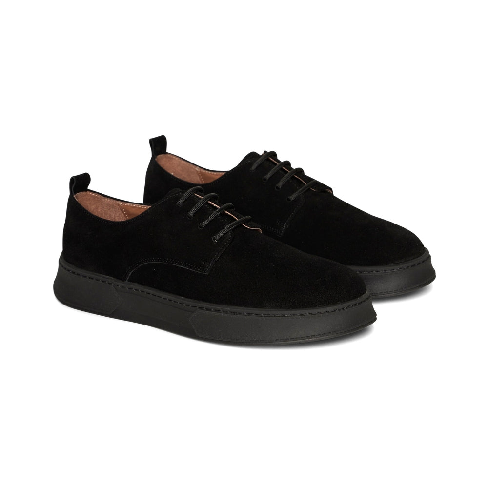 TGA xLAB Snøresko Ruskind Black