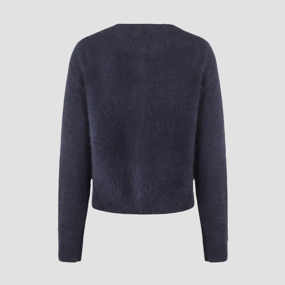 Six Ames Vaskebjørnsstrik Cardigan Ulrikka Night Sky