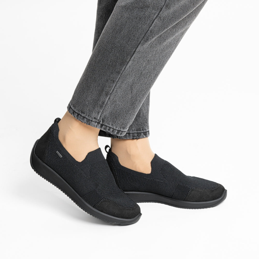 Ara Sneaker u/snøre m/goretex Sort