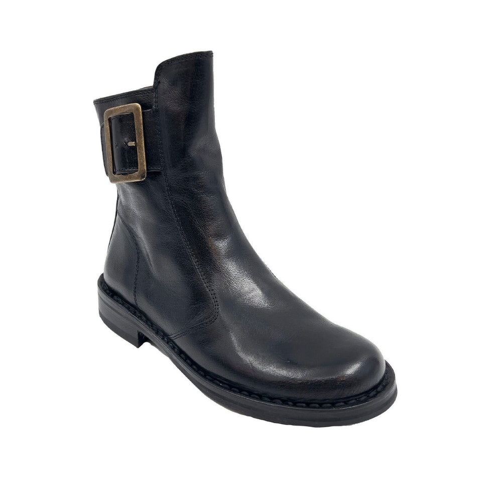 Bubetti Støvle m/spænde 2047 Bred Smart Nero