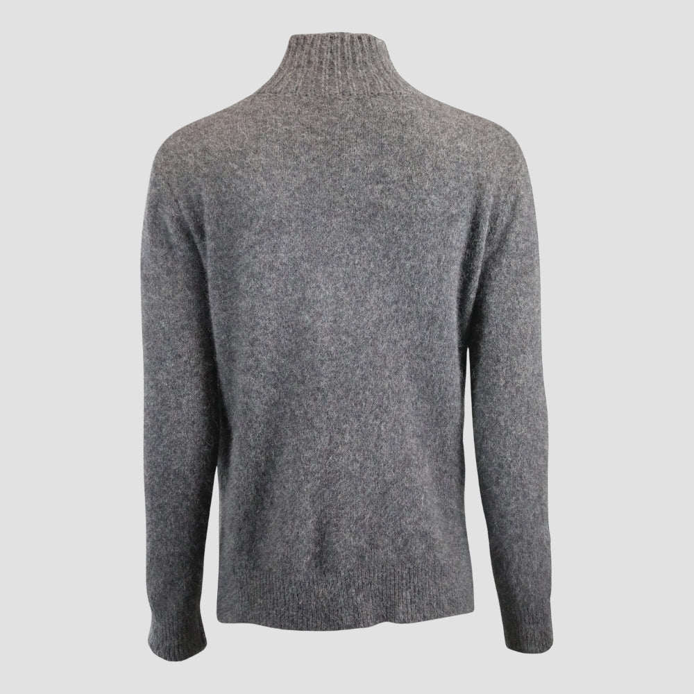 Six Ames Vaskebjørnsstrik Jade Dark Grey Melange
