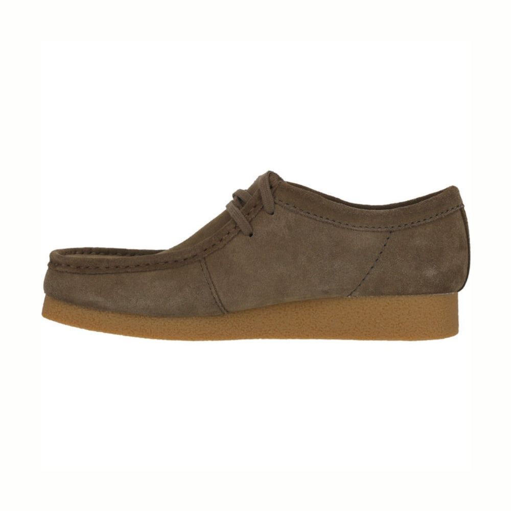 Clarks Sko Wallabee Dark Olive Suede