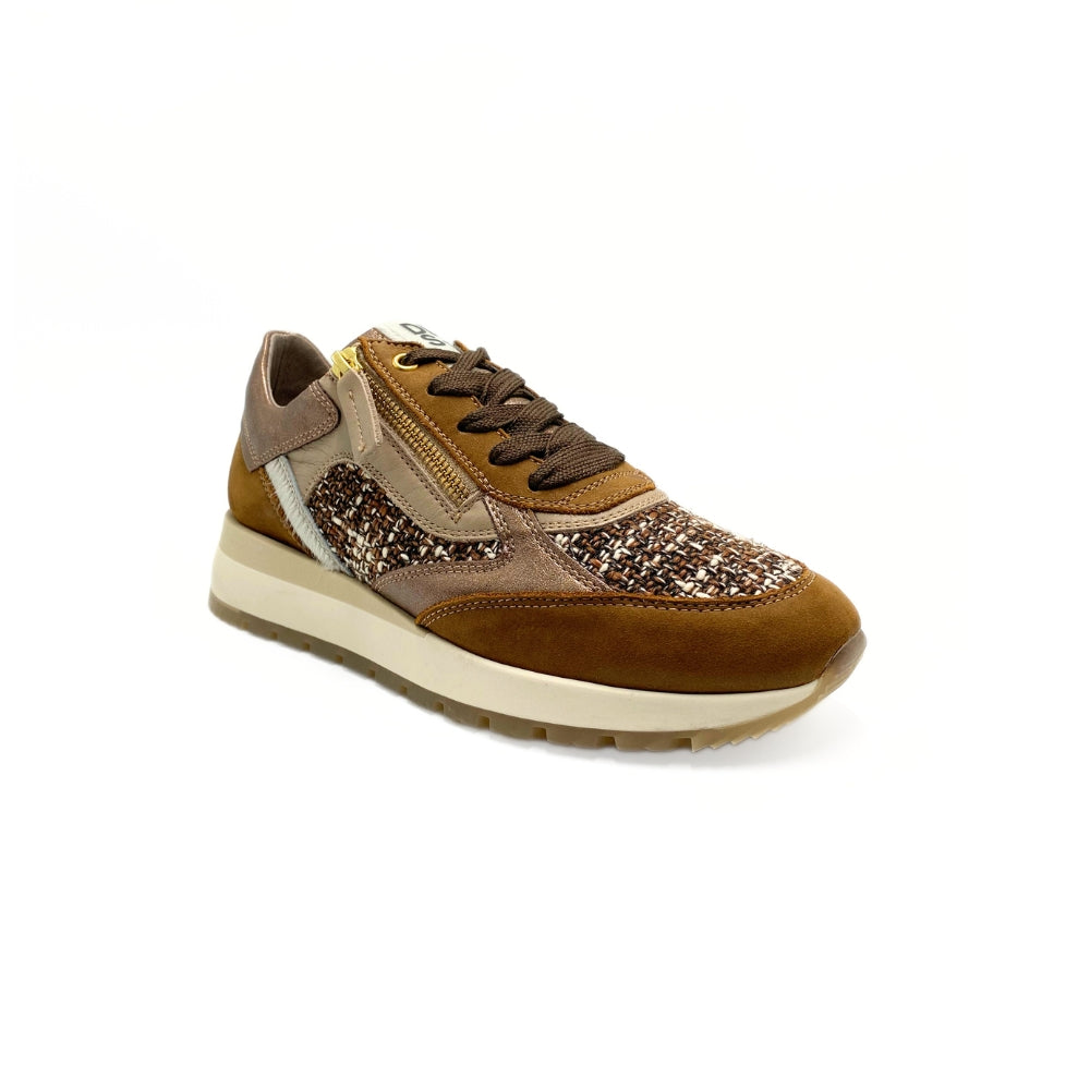 DL Sport Sneaker m/lynlås Light sole Vitello Chanel Cuoio