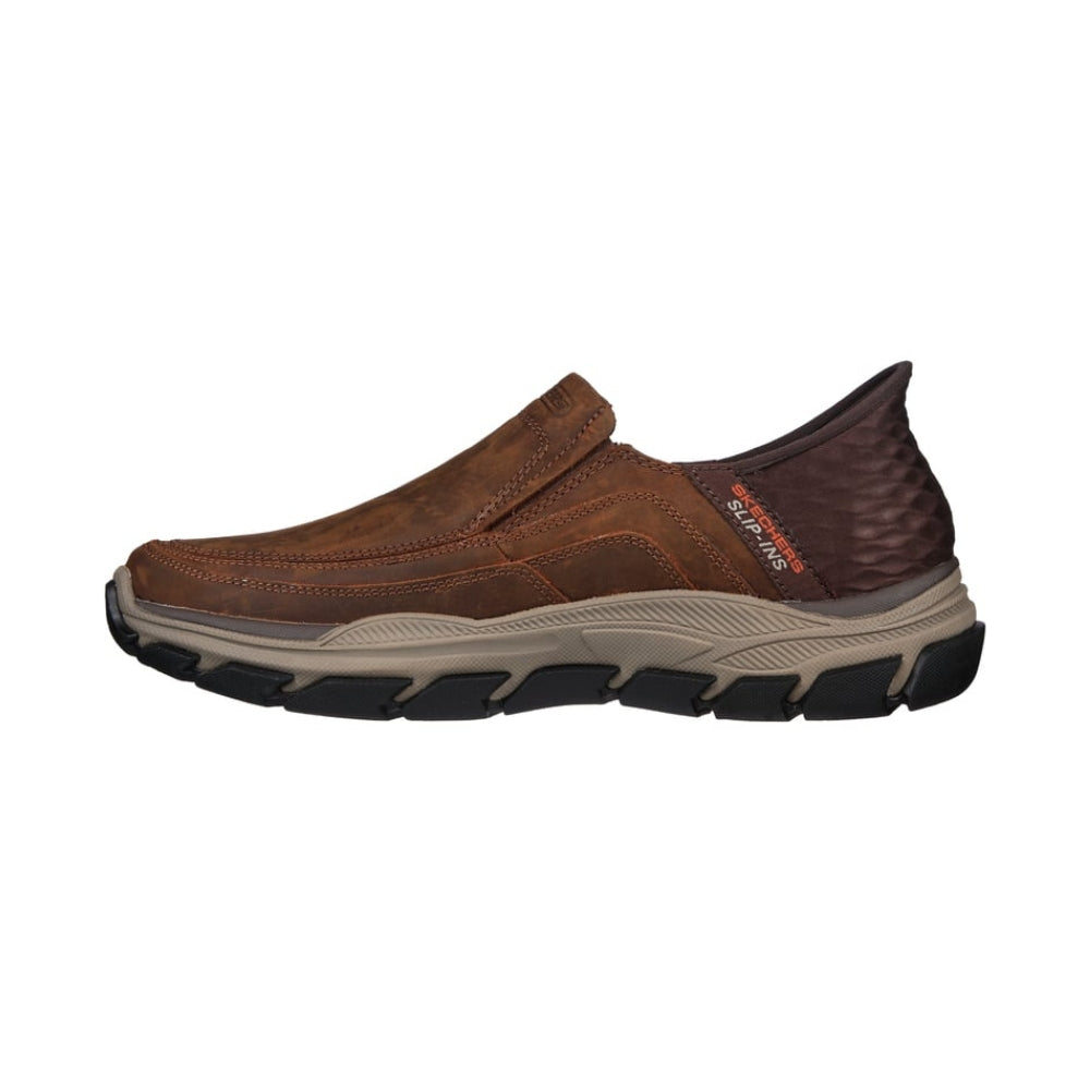 Skechers Herre Sko Slip In Oilskind Brun