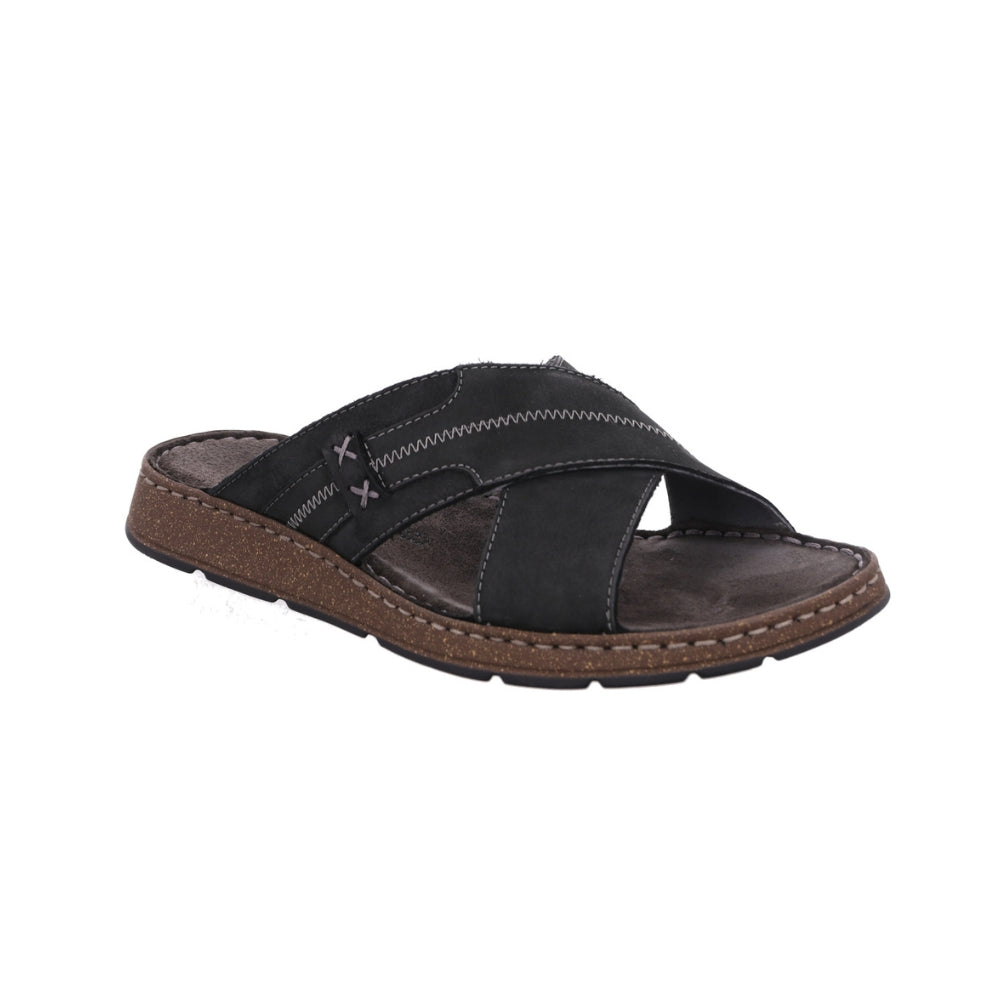 Rohde Krydsrems sandal Black