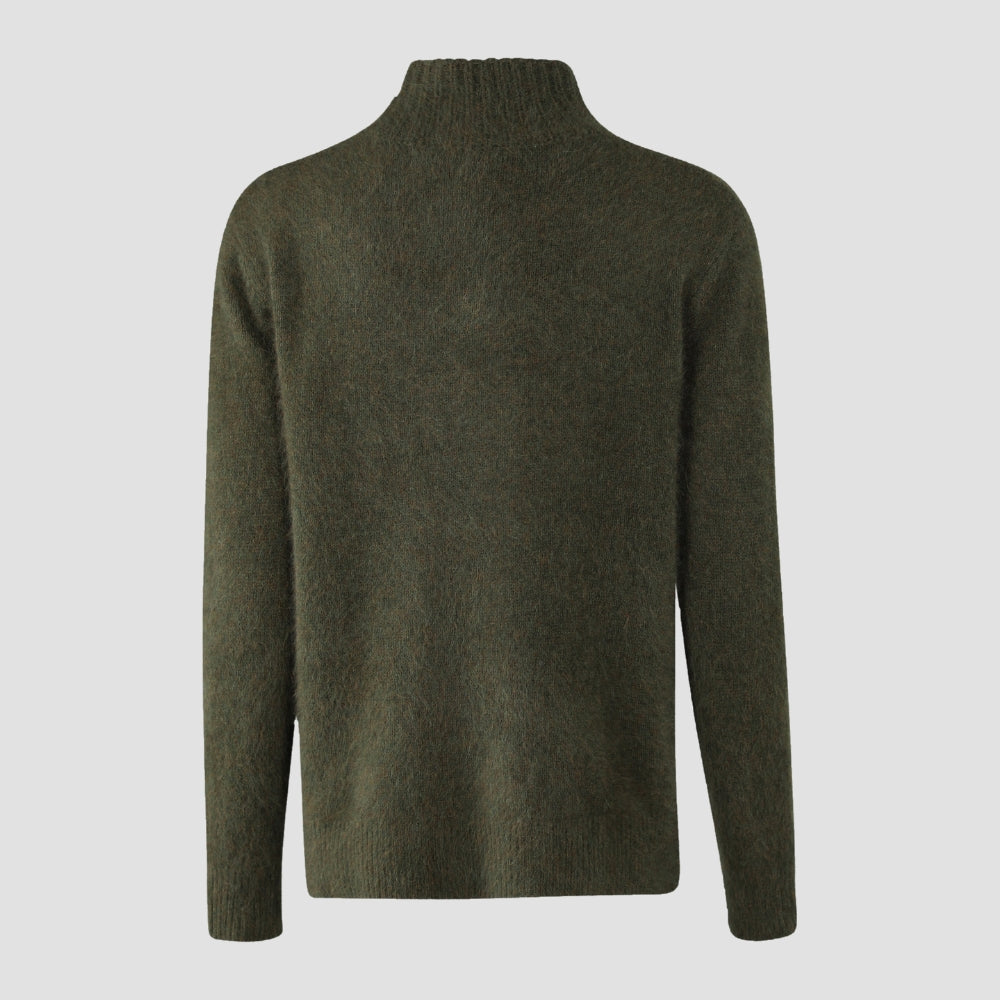 Six Ames Vaskebjørnsstrik Jade Army Melange
