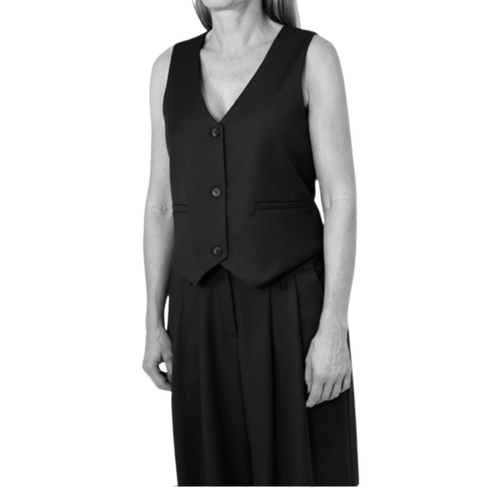 YIN STUDIO Lucca Vest Black