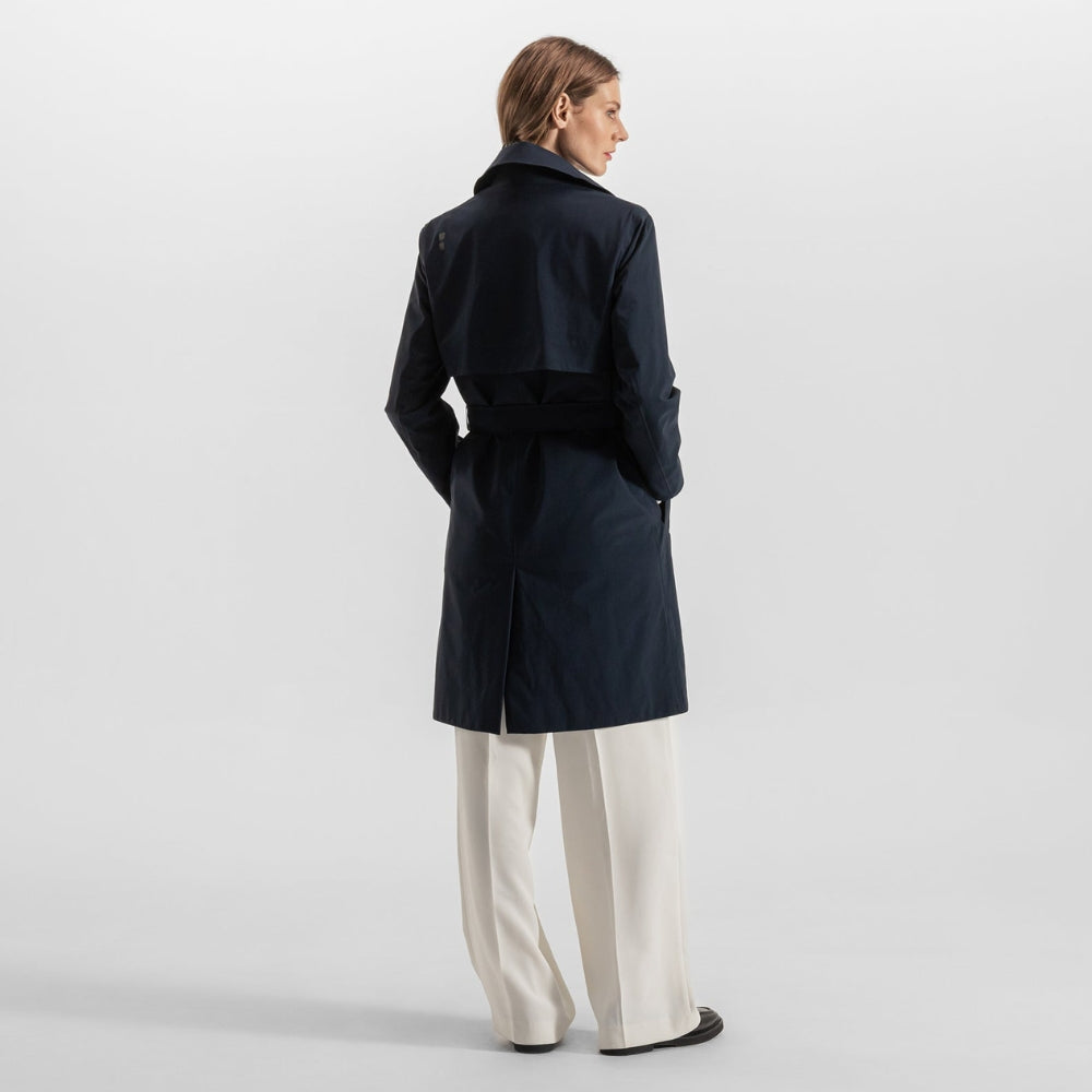 UBR Skylar Trench Coat Navy