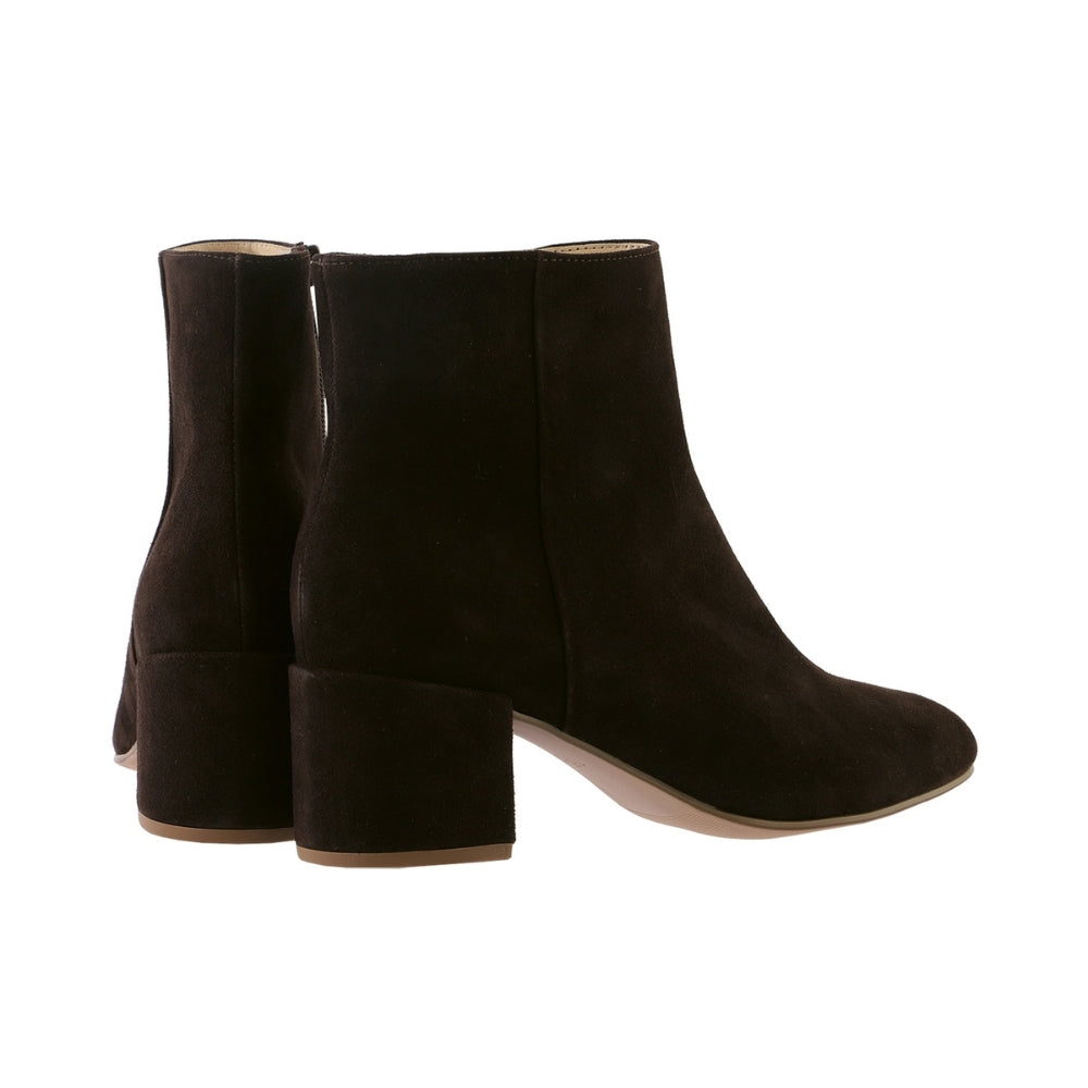 Högl Støvle med Hæl Dark Brown