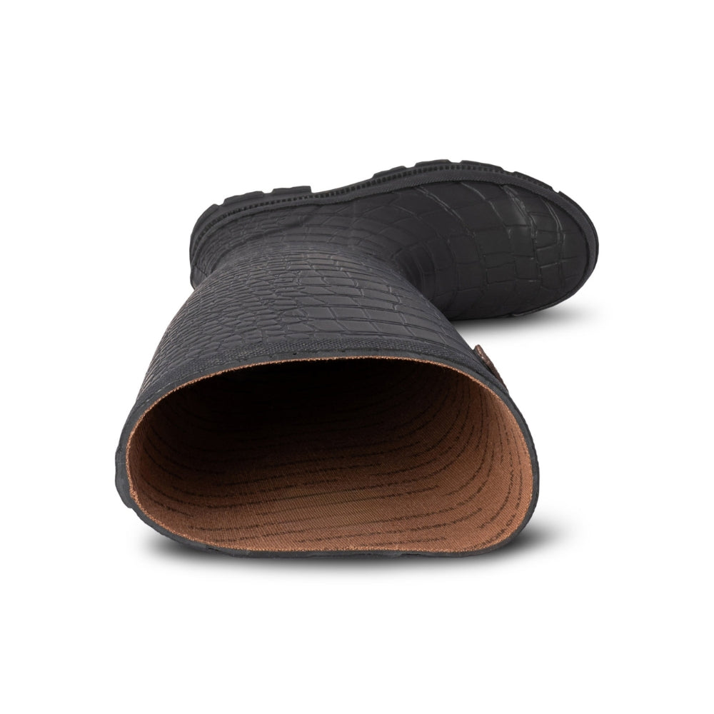 Woden Le Croco Waterproof Black