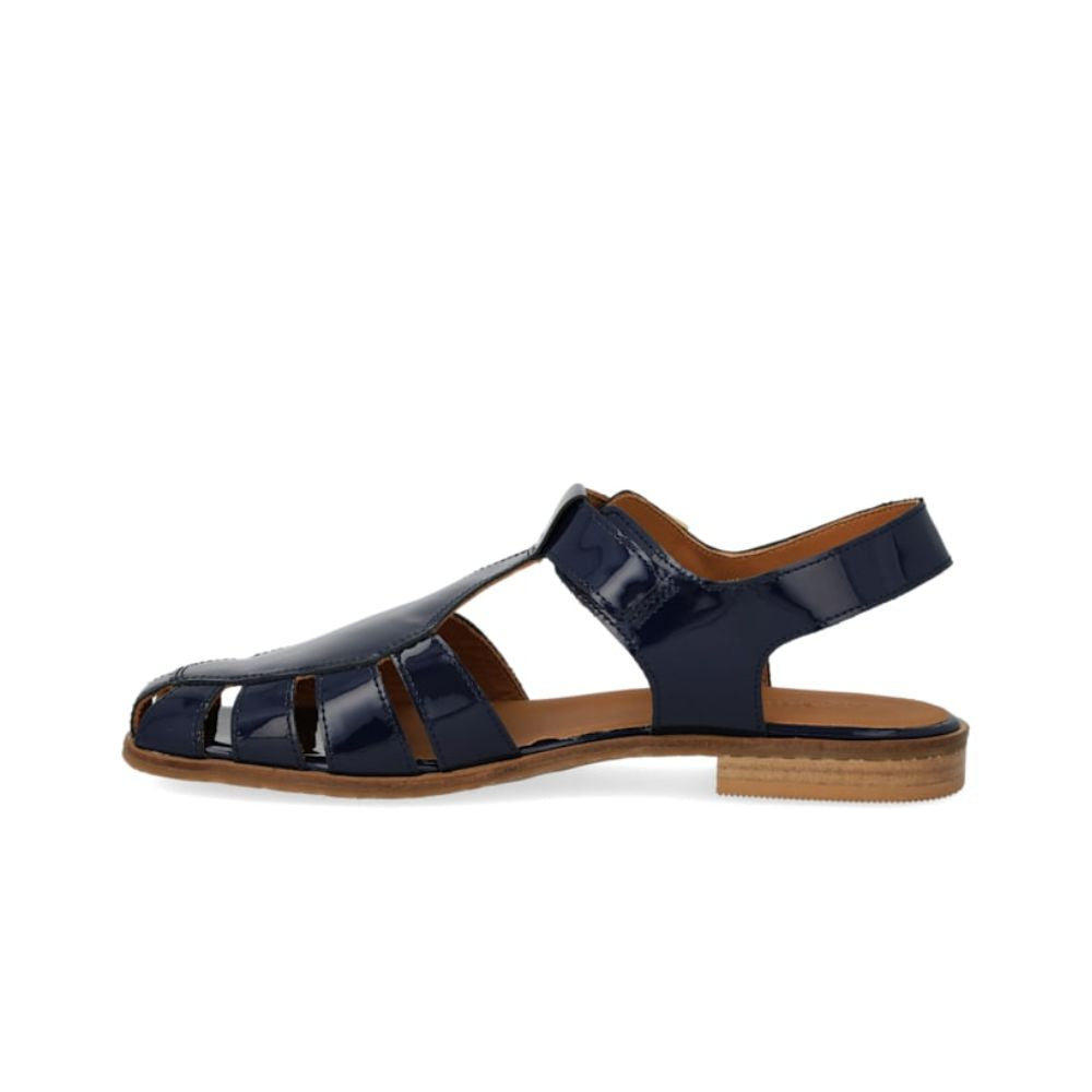 Angulus Fisherman Sandal Flora Lak Navy