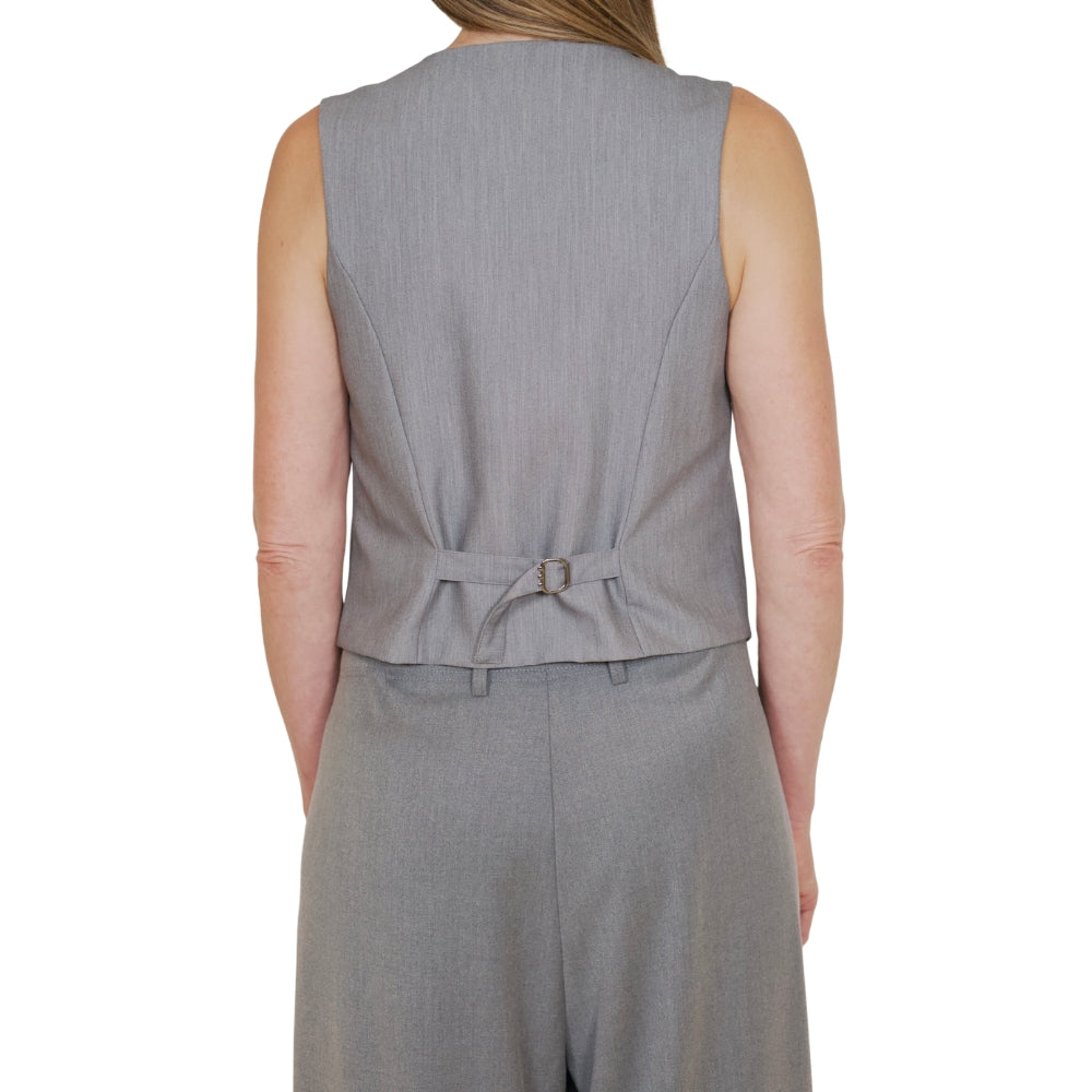 YIN STUDIO Lucca Vest Grey