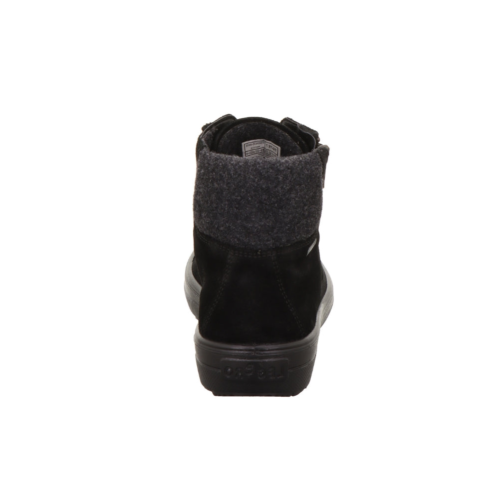 Legero Støvle m/Snøre og lynlås Mira Gore-Tex Schwarz