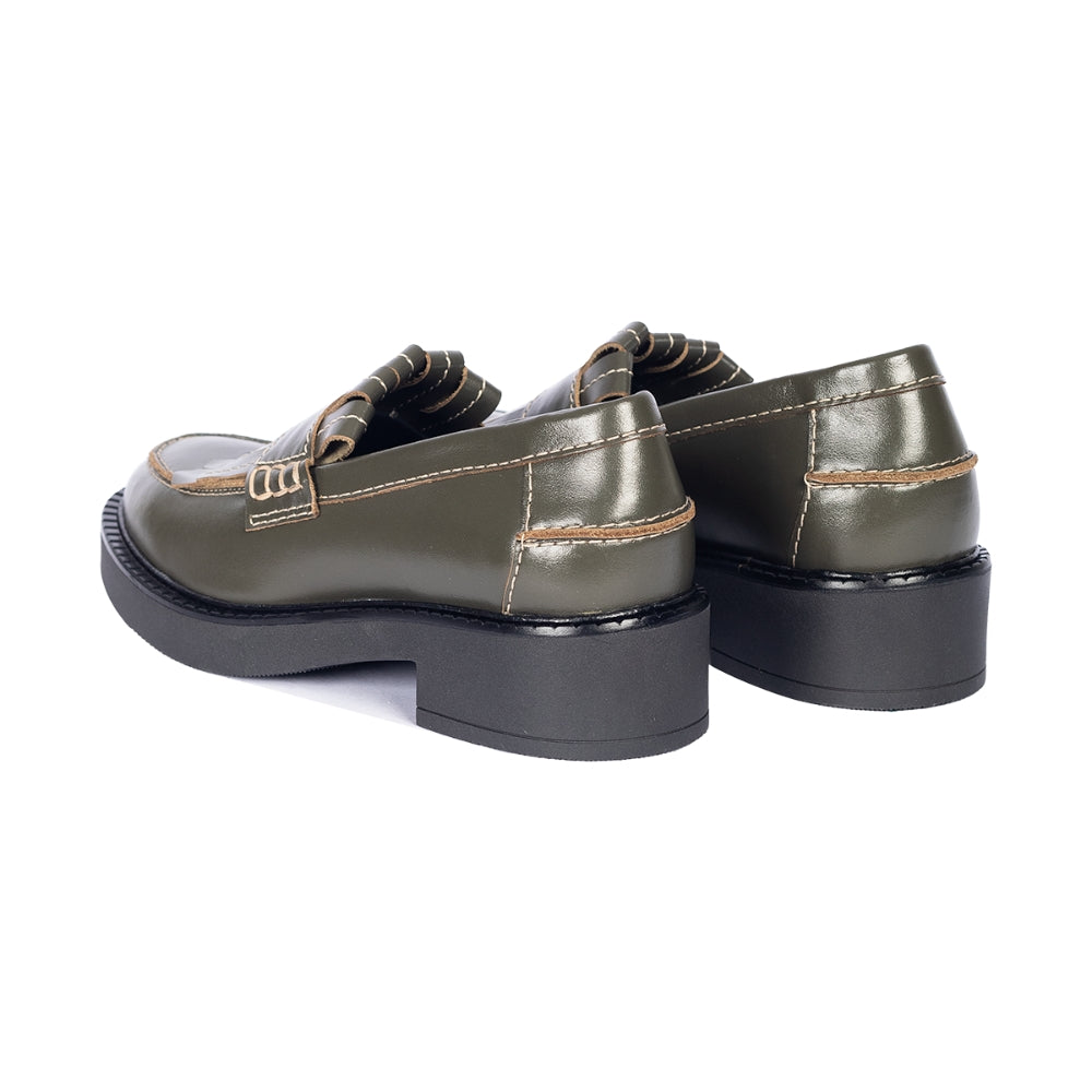 Angulus Loafer m/ fryns Green