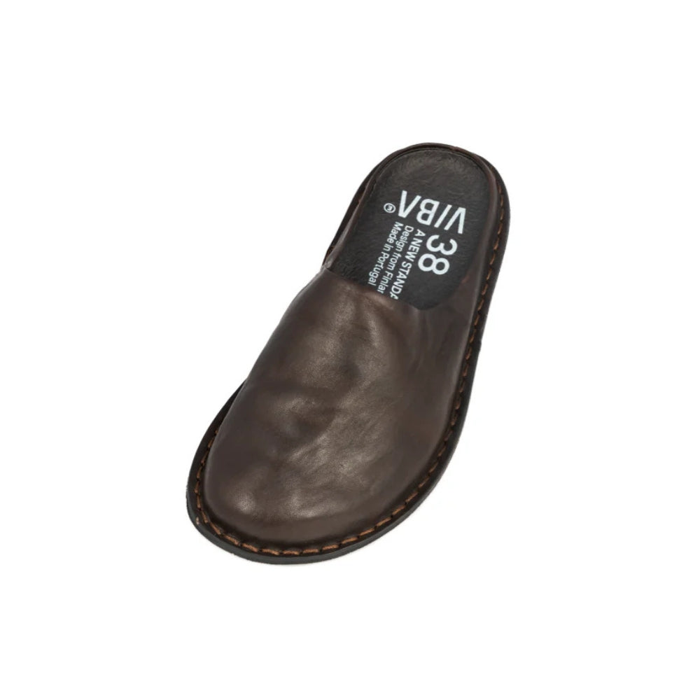 VIBA Tøffel Roma Leather CoCoa Brown
