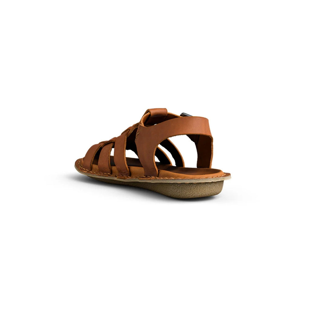 VIBA Sandal Capri Leather Cognac Brown