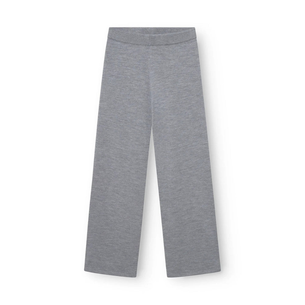 RETHINKIT Wool Pants Keep Me Light Grey Melange