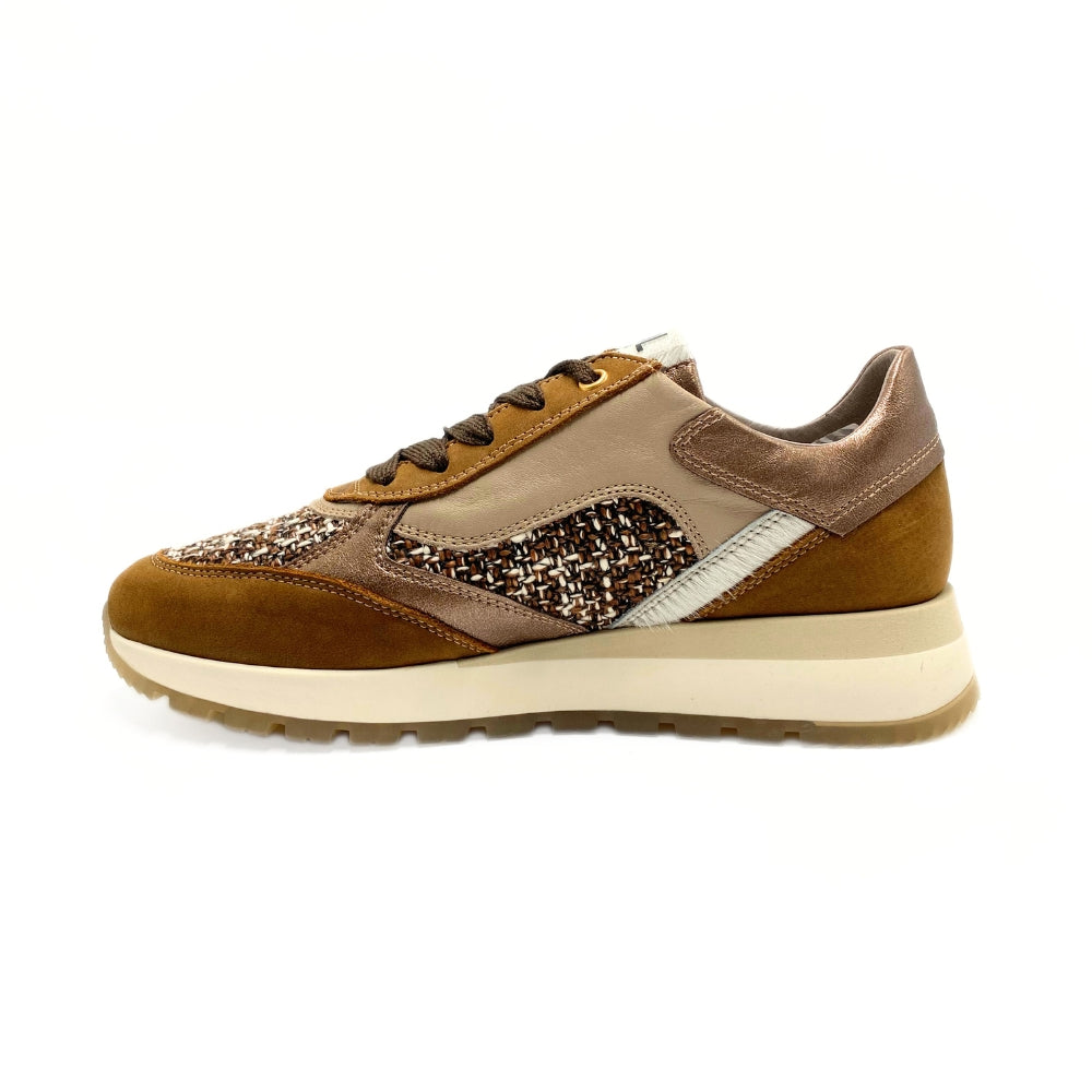DL Sport Sneaker m/lynlås Light sole Vitello Chanel Cuoio