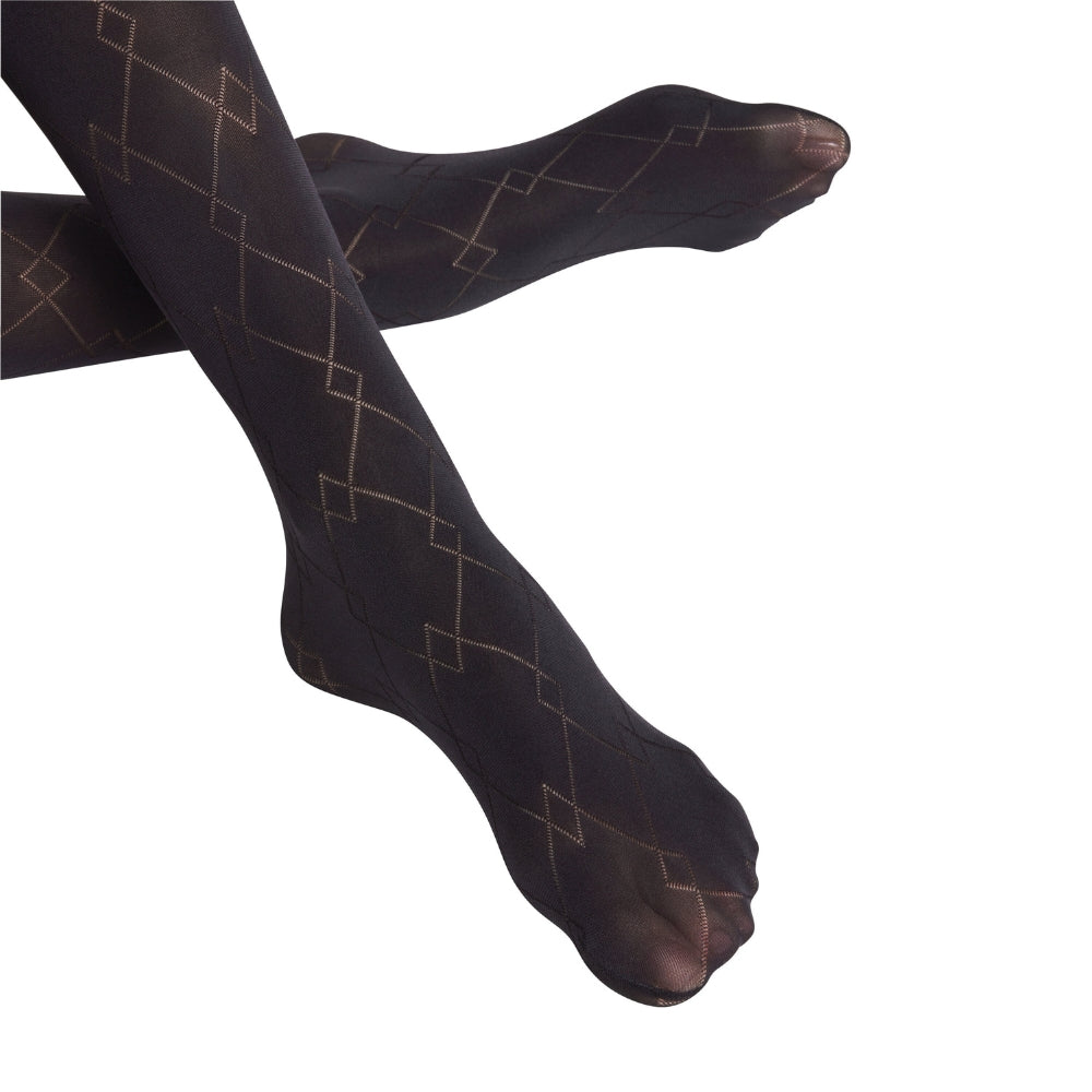 Falke Stømpebukser m/mønster Black