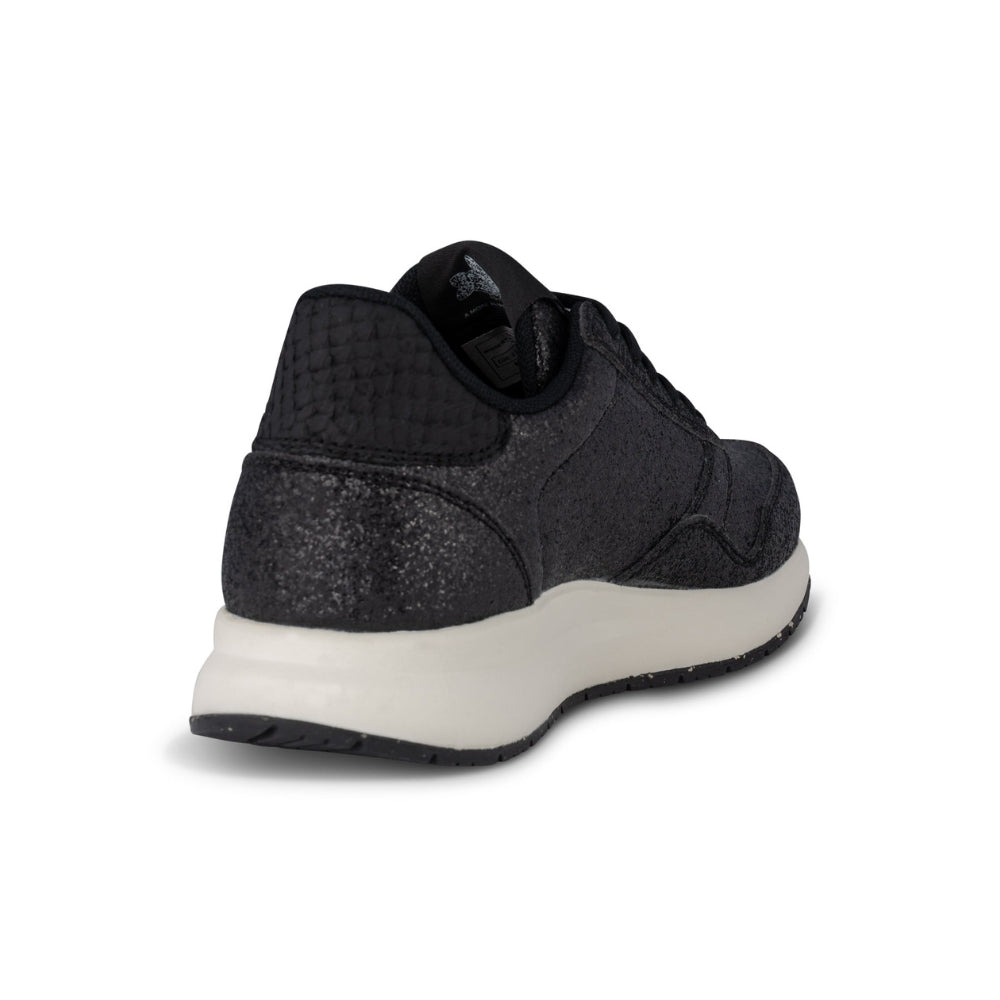 Woden Sneaker Nicoline Glitter Black