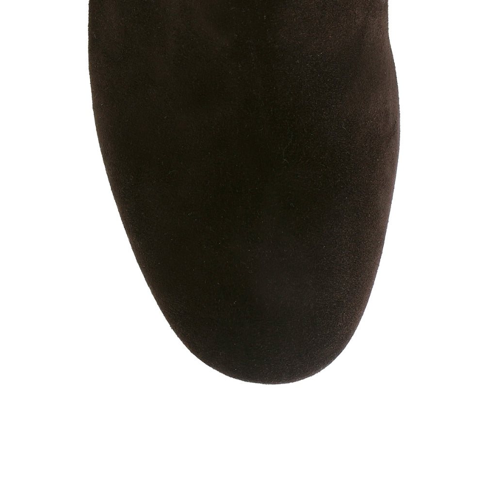 Högl Støvle med Hæl Dark Brown