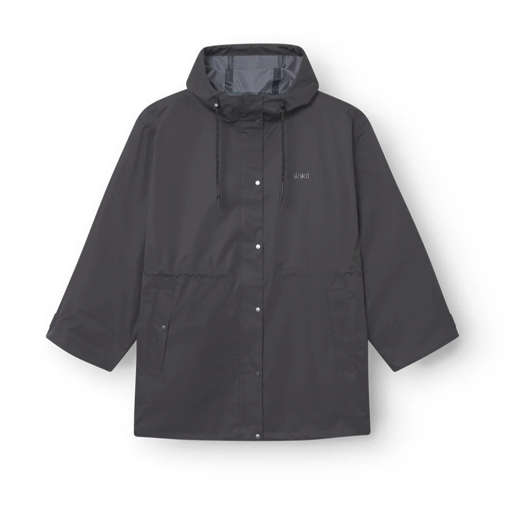 RETHINKIT Jacket Rainshell Almost Black