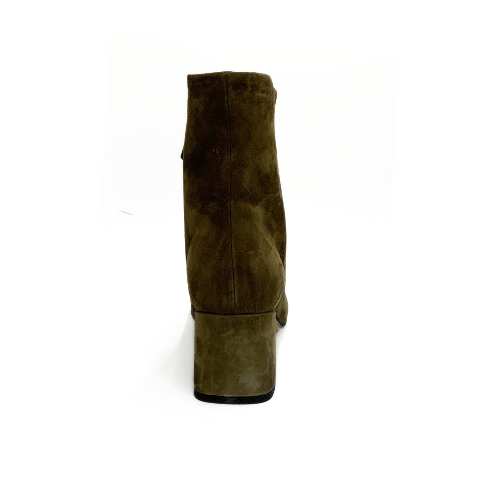Pomme D'or støvlette m/hæl Military