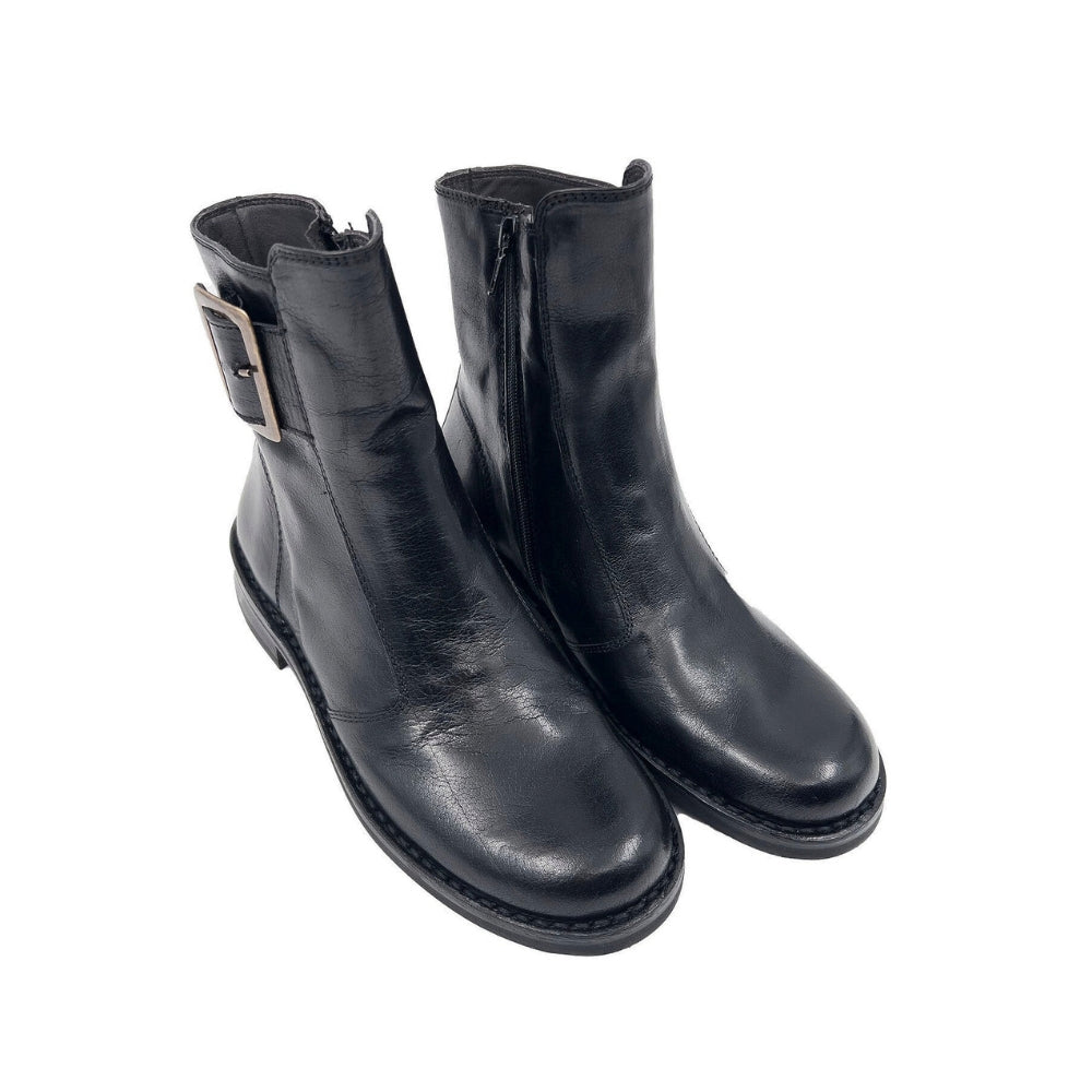 Bubetti Støvle m/spænde 2047 Bred Smart Nero