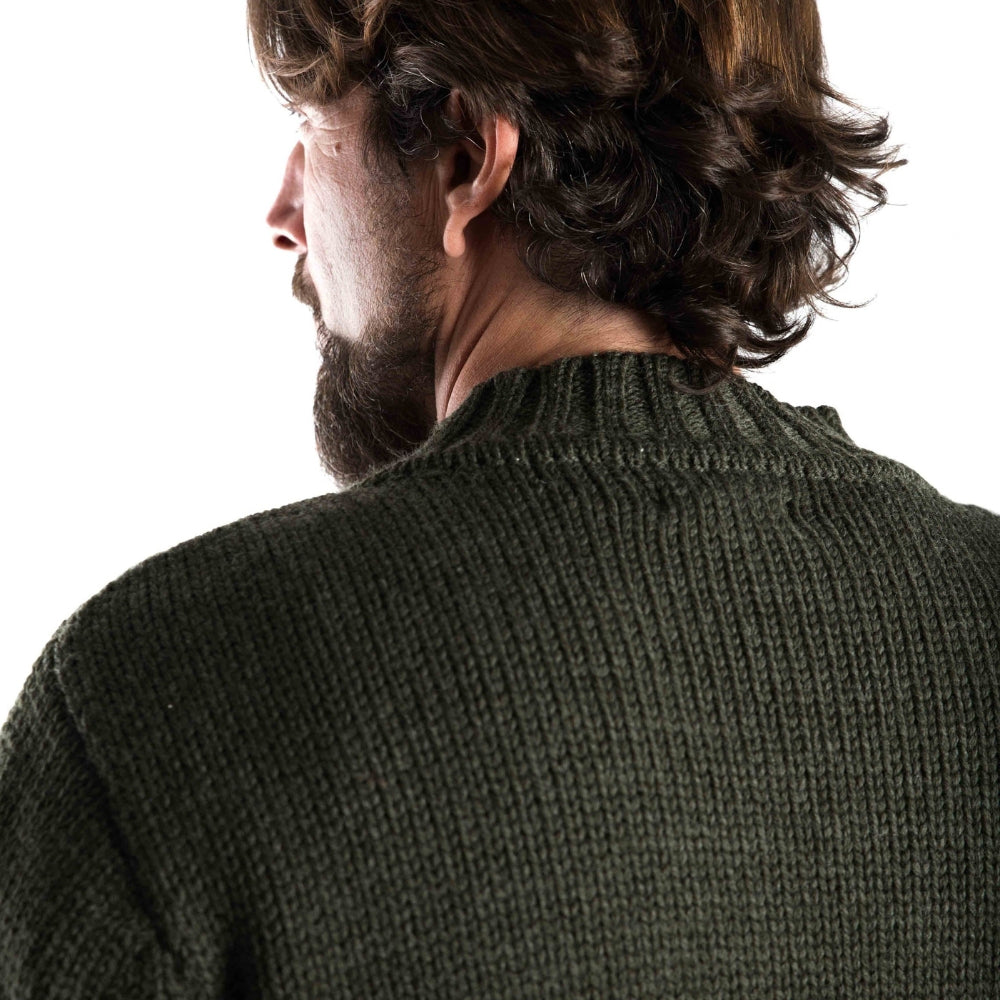 Fuza Wool Men´s Poul Sweater Olive