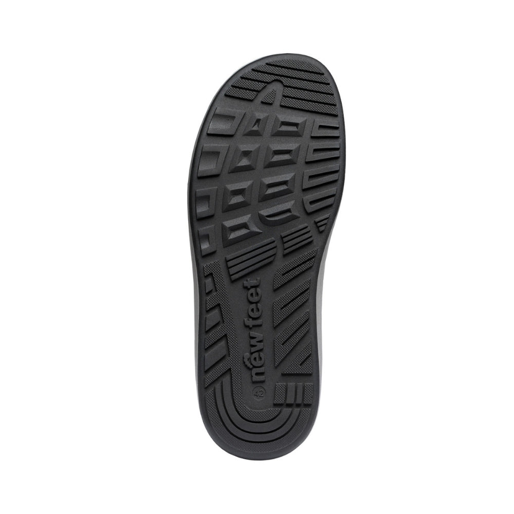 New Feet Herre Støvle m/2 lynlåse Sort
