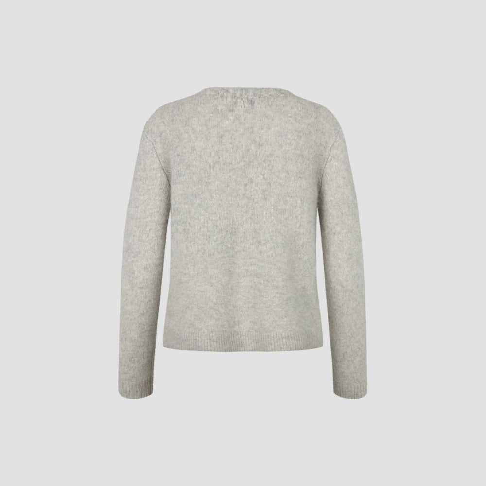 Six Ames Vaskebjørnsstrik Joie Grey Melange