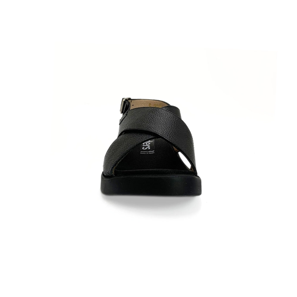 Wonders Sandal blød m/krydsrem Negro