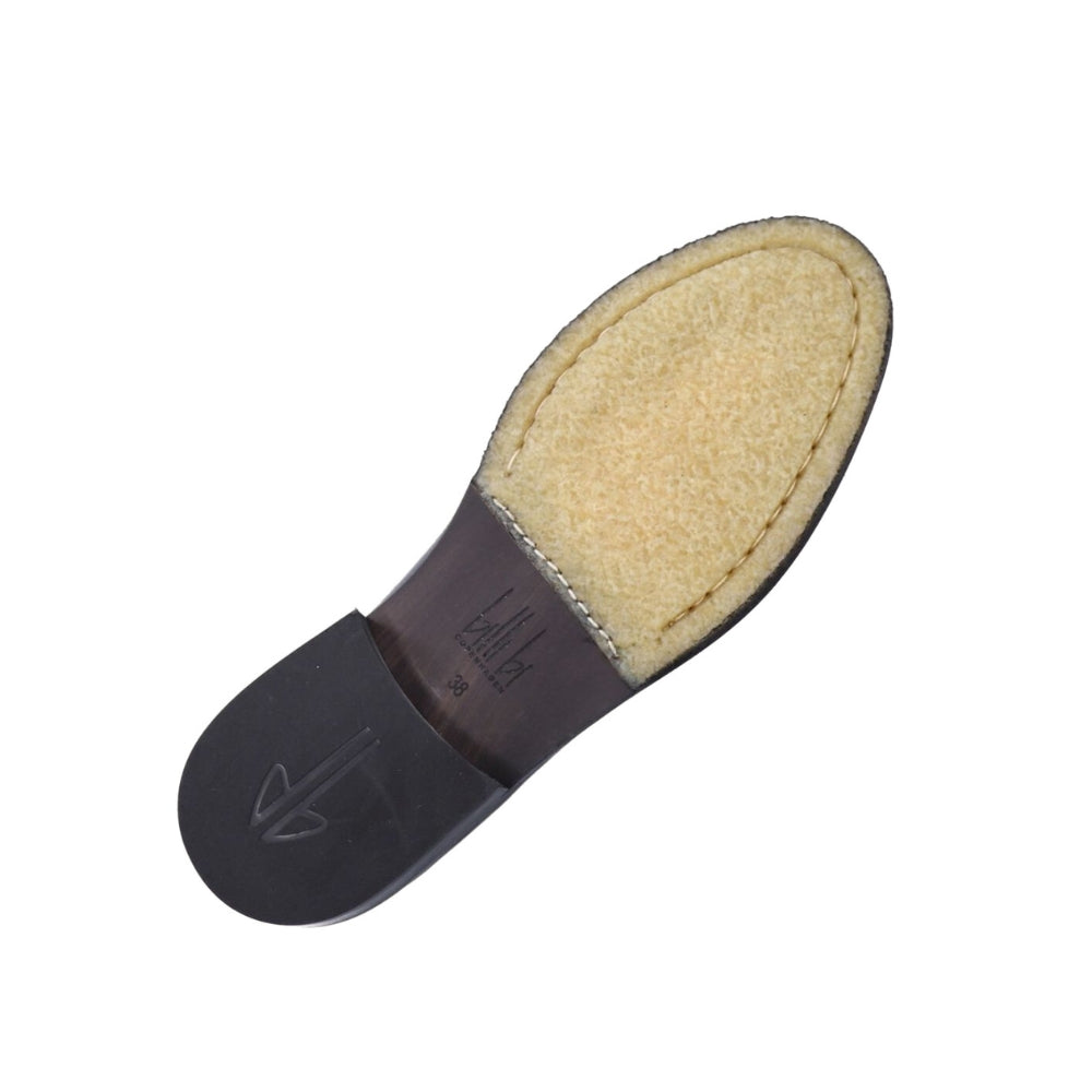 Billi bi Ballerina m/gummisål Black/Morano