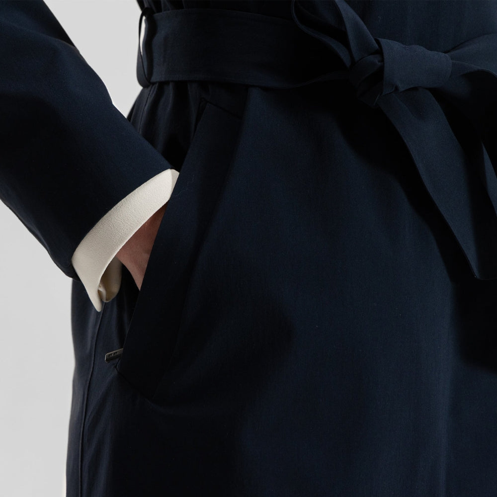 UBR Skylar Trench Coat Navy