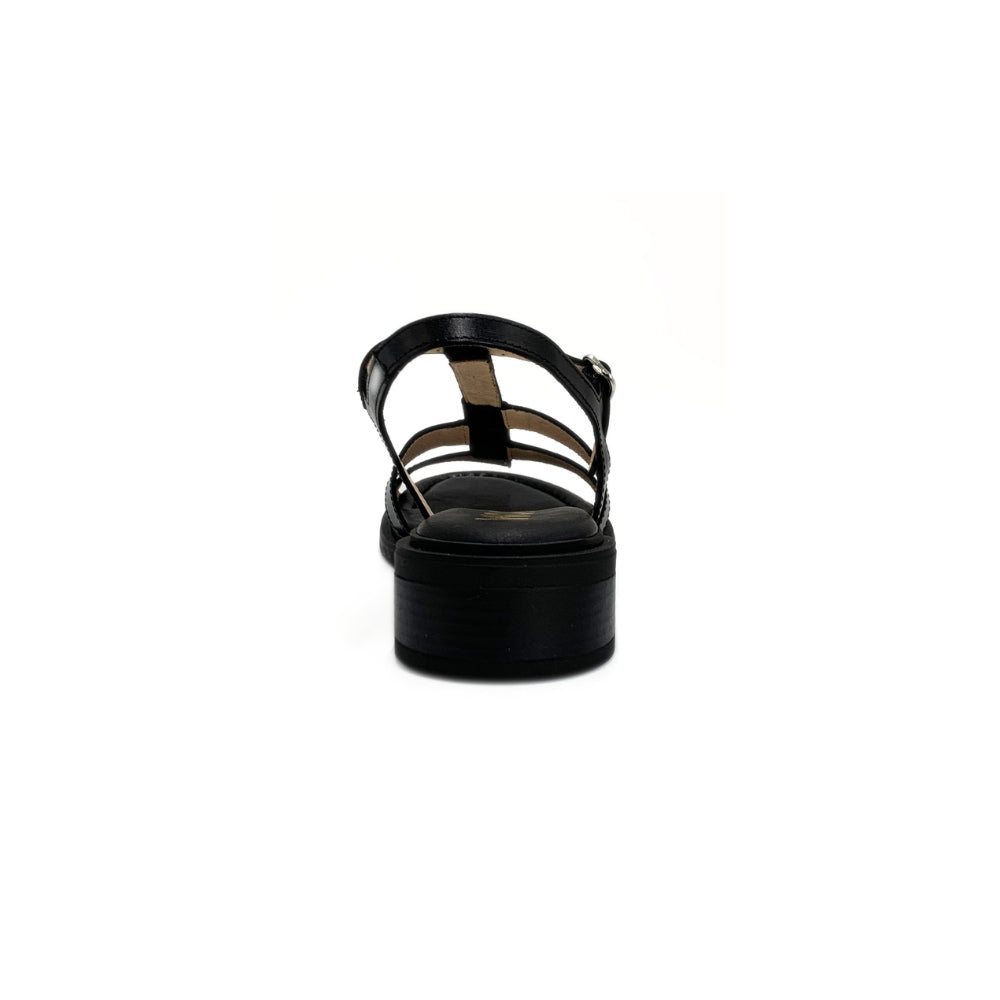 Wonders Sandal A-symetrisk Negro